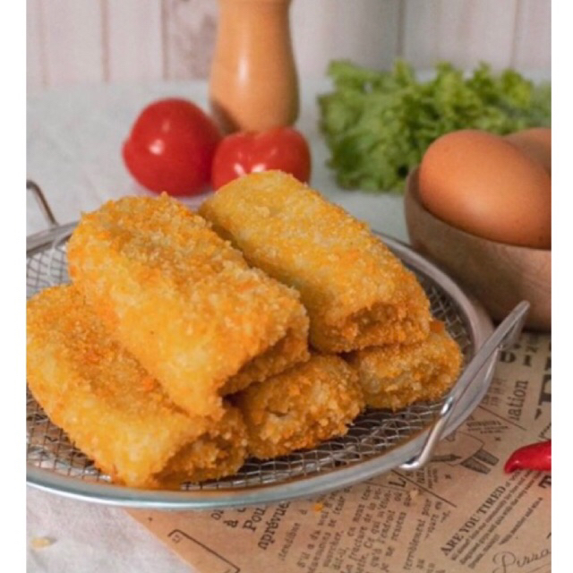 

Risol frozen smoked beef ,ayam suwir