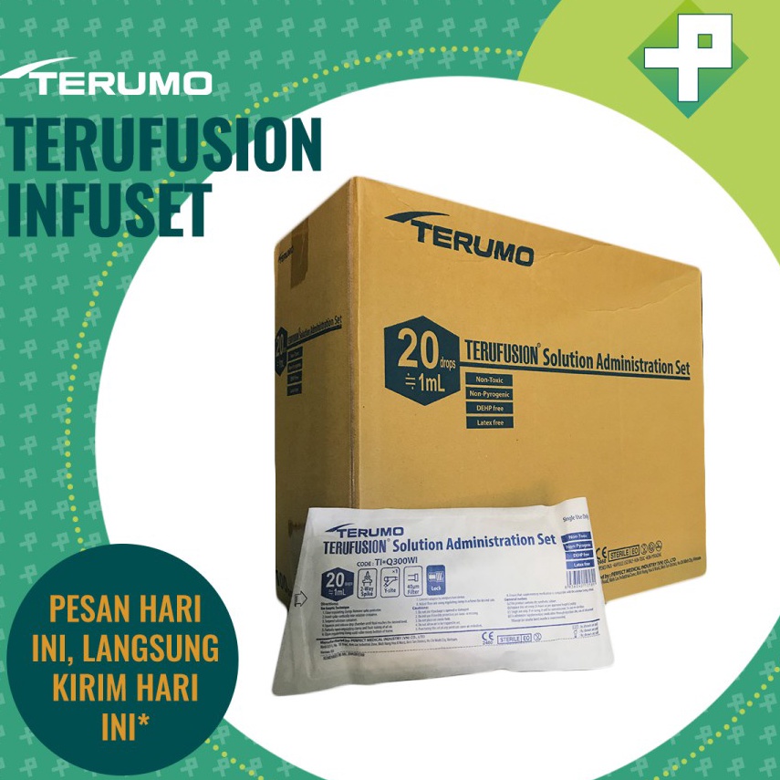 Baru Kekinian Infuset Terumo Dewasa  Infusion Set  Terufusion  Selang Infus  Pcs