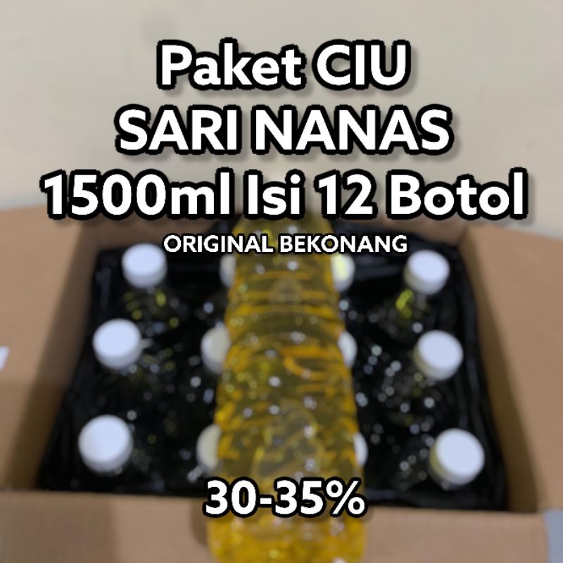 

PAKET GROSIR MINUMAN TRADISIONAL KHAS BKNNG JAMU SARI NANAS KEMASAN 1500 ISI 12