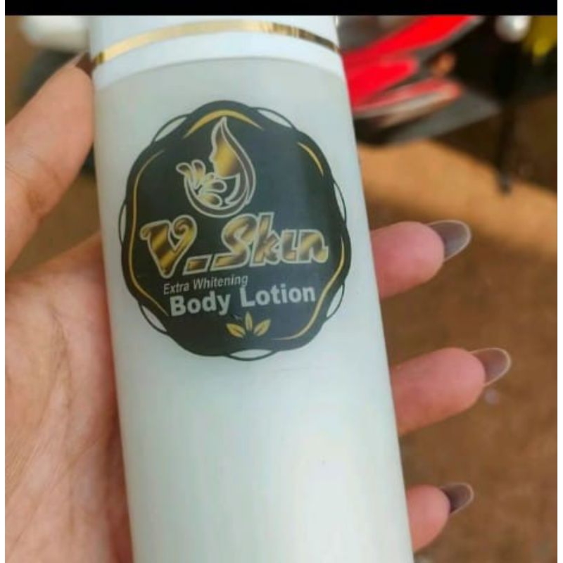 Body lotion malam V-skin kemasan lama