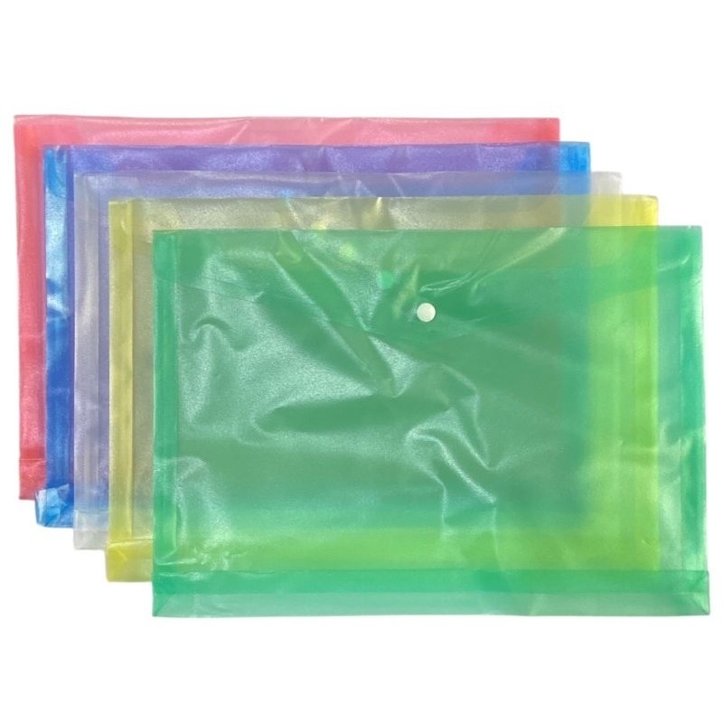 

MAP KANCING PLASTIK MY FOLDER TRANSPARANT/12 PCS