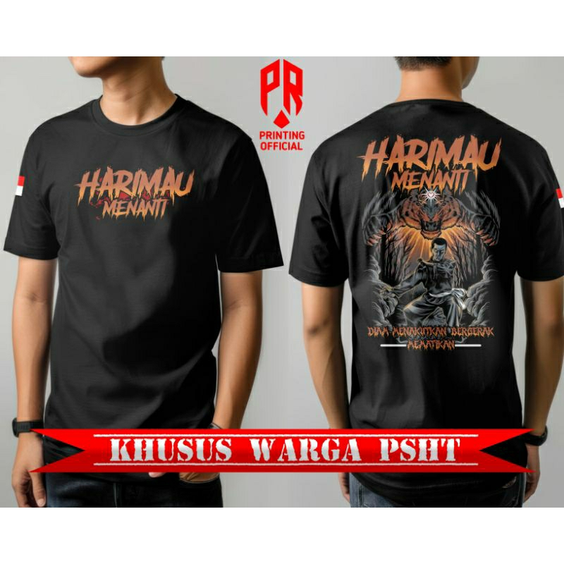 kaos psht harimau menanti