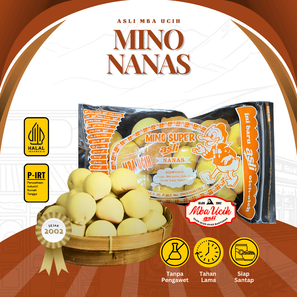 

Mino Nanas Asli Mba Ucih Oleh Oleh Khas Banyumas