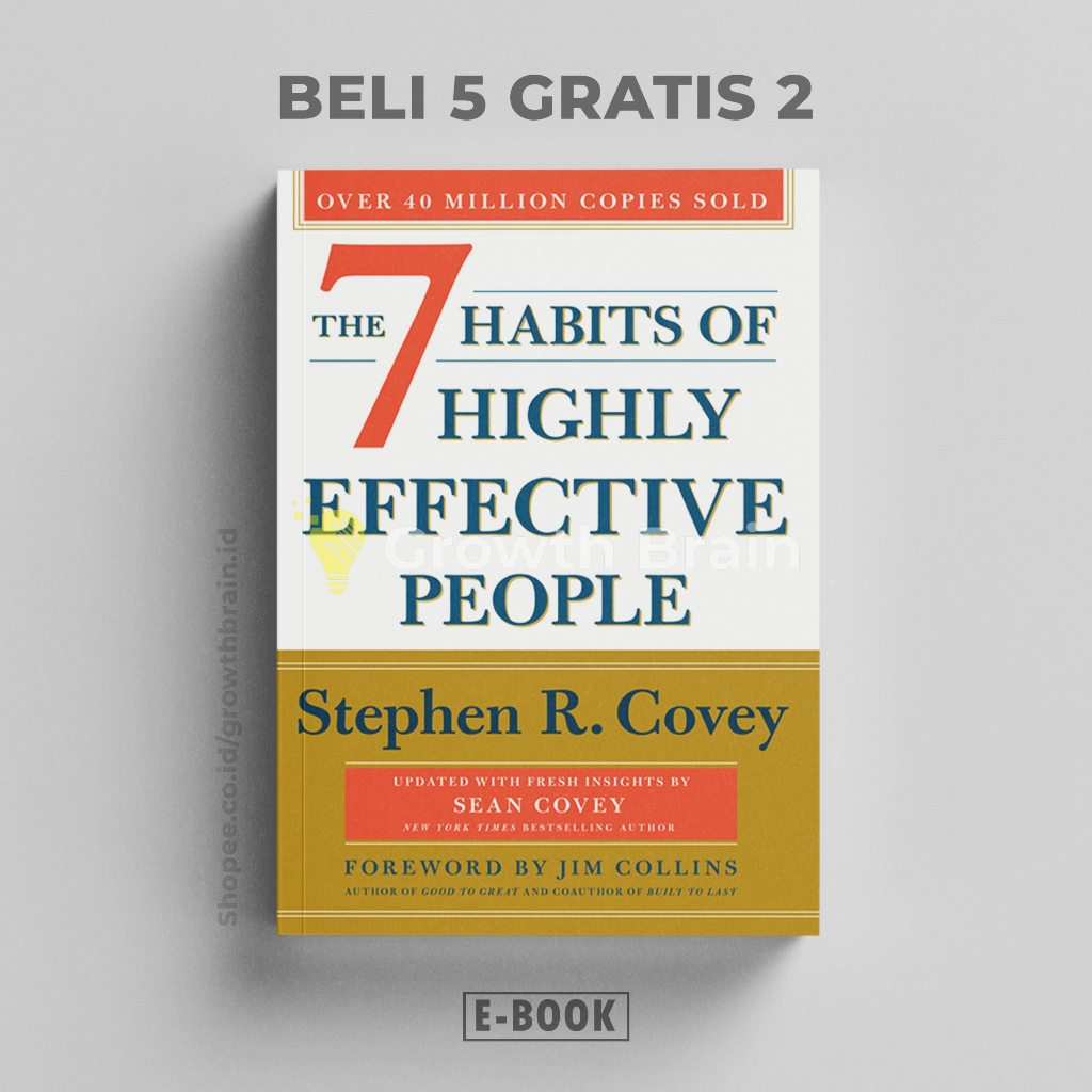 

[36]7 Kebiasaan Manusia Yang Sangat Efektif - Stephen R. Covey