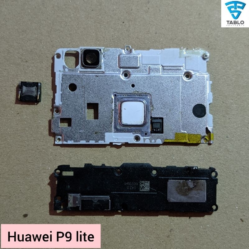 Speaker atas bawah cover fingerprint Huawei P9 lite original copotan hp