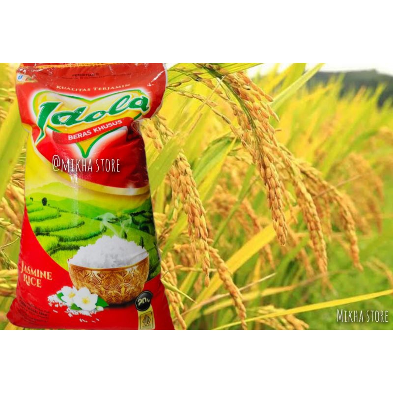 

Beras merk idola 20 kg - free ongkir