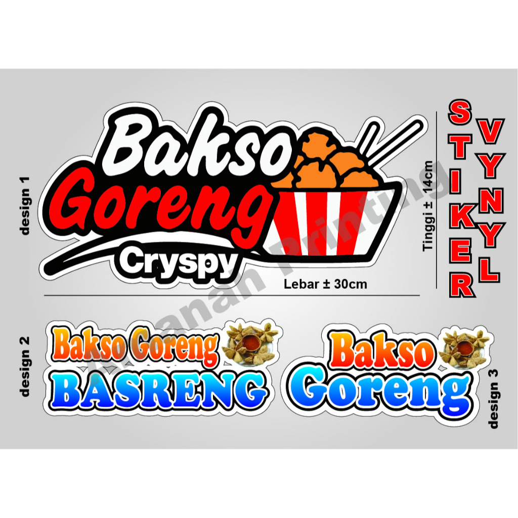 

STIKER GROBAK BAKSO GORENG STIKER ETALASE BAKSO GORENG