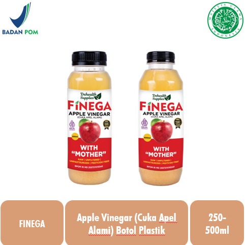 

Finega Apple Vinegar / Cuka Apel Alami (Botol Plastik)
