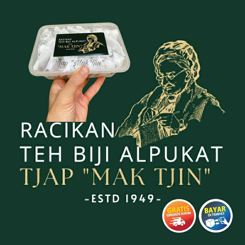 

Tjap Mak Tjin Racikan Teh Biji Alpukat Herbal Alami 100% Original