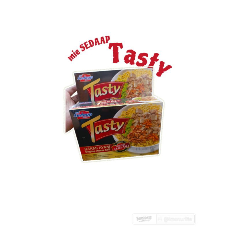 

mie sedaap tasty bakmi ayam instan 129gr