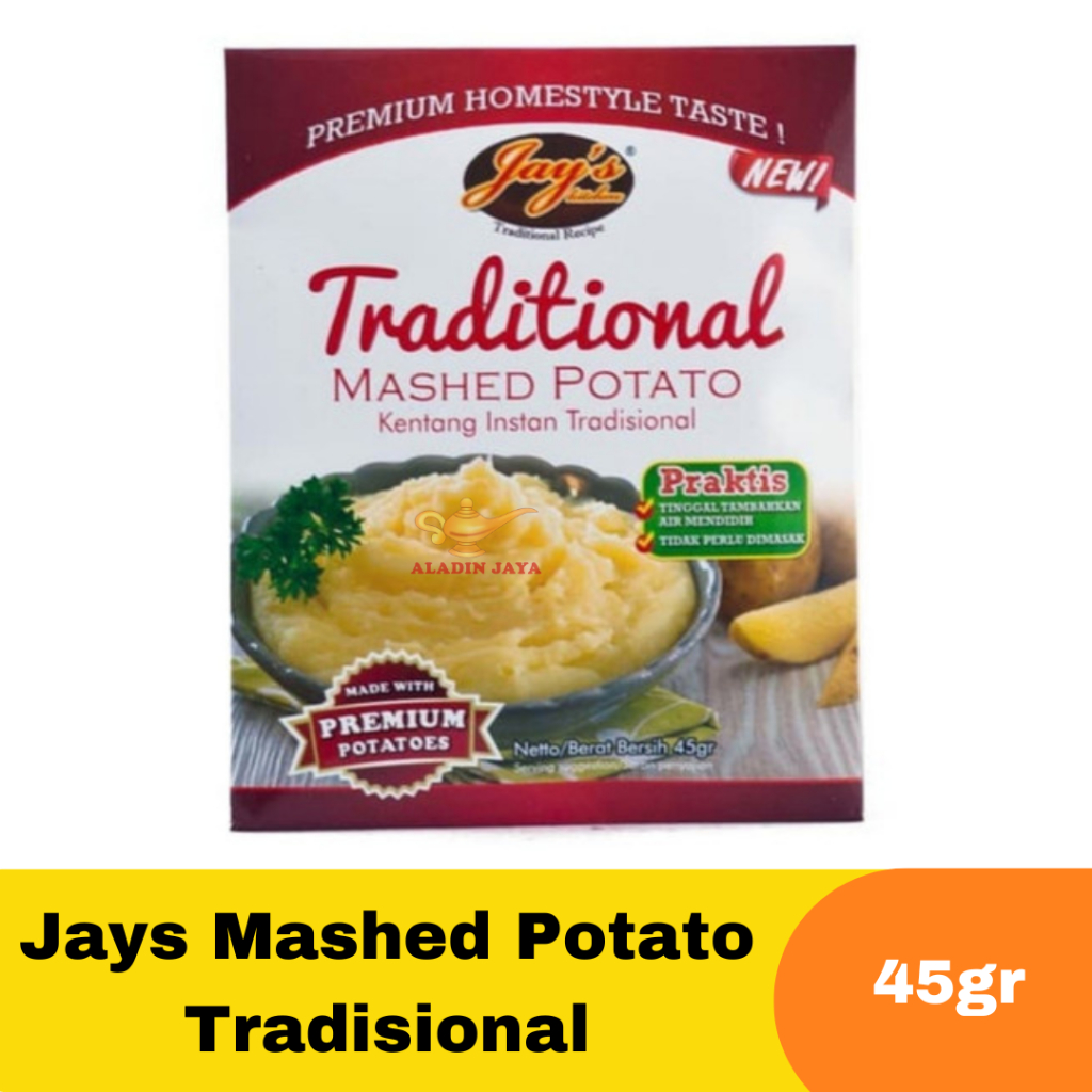 

Jays Mashed Potato Garlic & Pasley | Tradisional 45gr