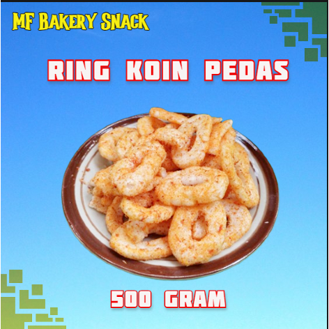 

Kerupuk Ring Pedas Asli Cabe 500 gram