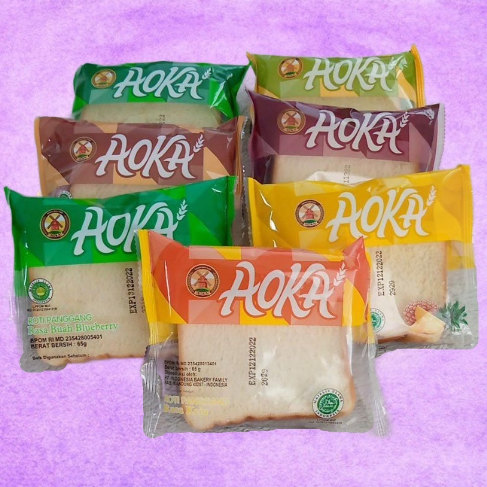 

Roti Aoka 65gr All Varian Rasa