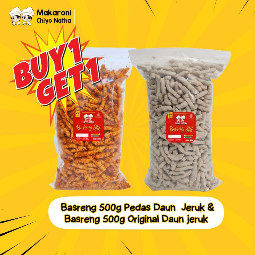 

(Buy1 Get1) Basreng 500g Chiyo Natha Snack