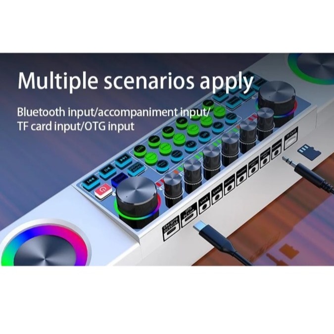 Soundcard Live Sy6 Audio Free 2 Microphone Wireless