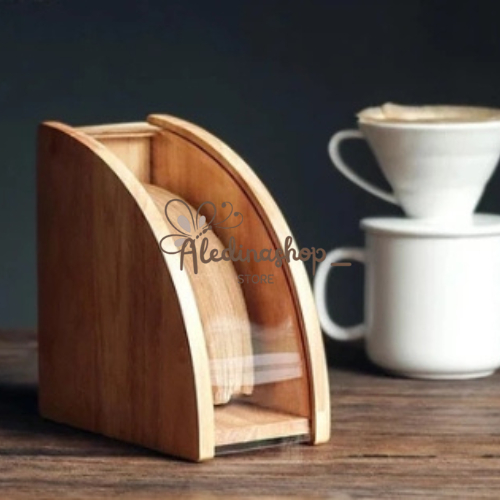 Storage Box Kotak Coffee Filter Tempat Simpan Filter Kertas Saringan Kopi Desain Aesthetic Portable