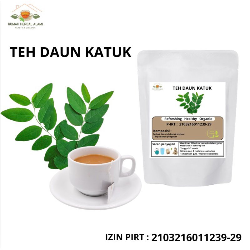 

TEH DAUN KATUK (meningkatkan produksi Asi) isi20&30pcs Tea