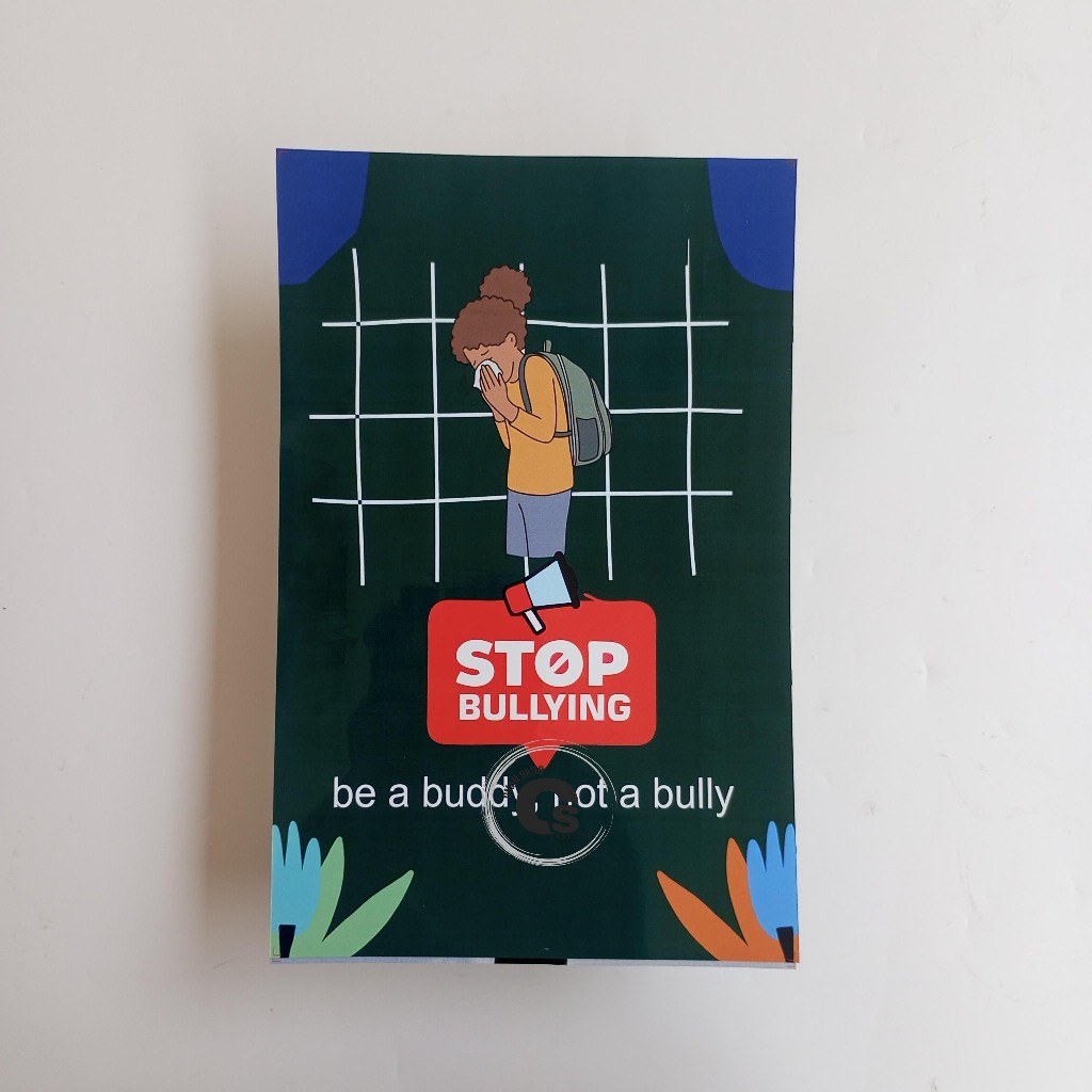 

Stiker Stop Bullying - Be A Buddy Not A Bully - Stiker Perundungan - Stiker Vinyl