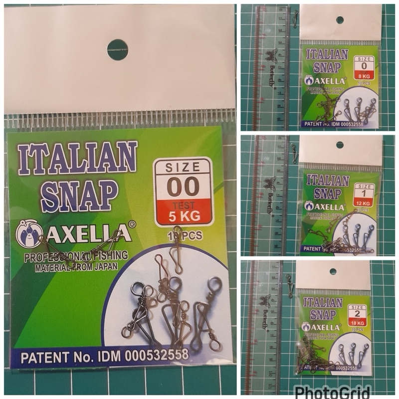 Peniti Pelampung Pancing Axella Italian Snap