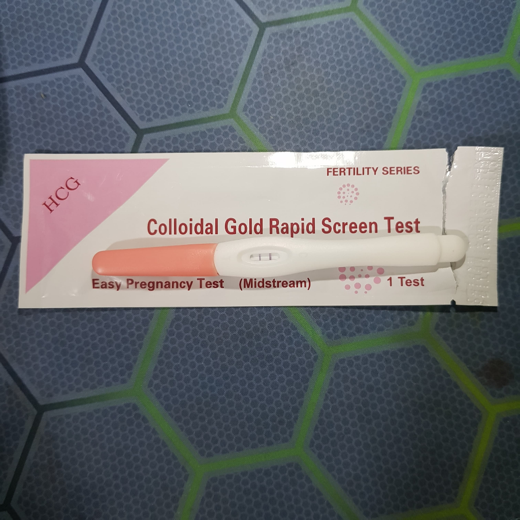 midstream positif uji tes kehamilan Hcg