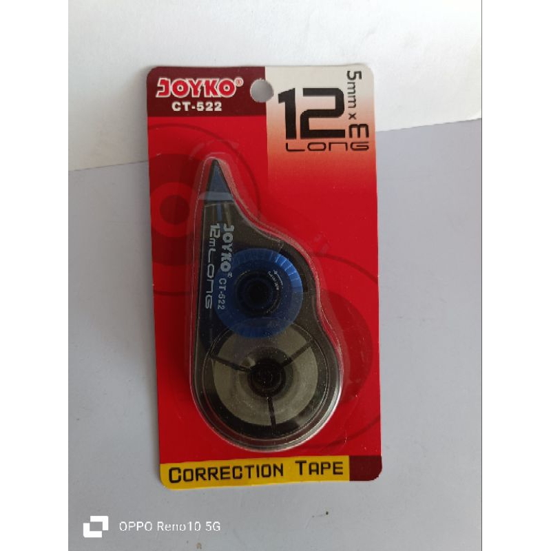 

Correction tape/Tipe-X kertas Joiko ct-522