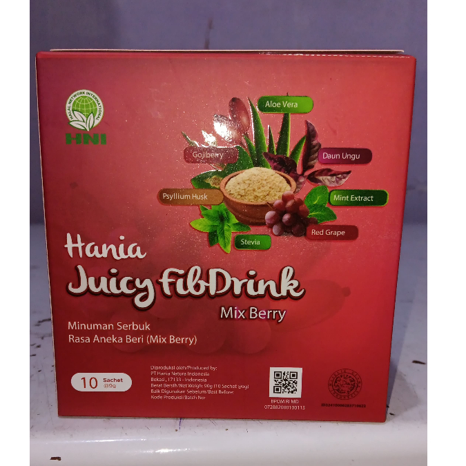 

Hania Juicy Fidrink Mix Berry 10 sachet