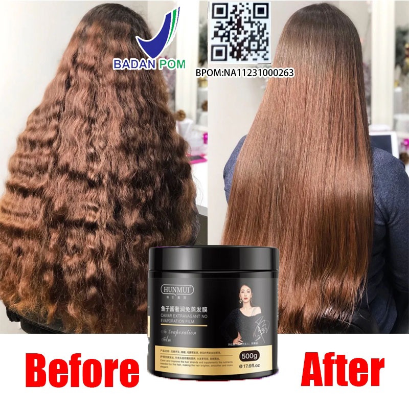 [BPOM] hair mask pelurus rambut masker rambut keratin keratin rambut rusak dan kering pelembut rambu