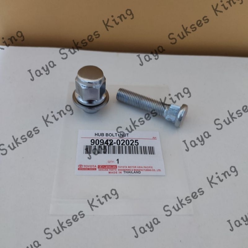 baut roda + mur hilux innova inova 90942-02025 per set