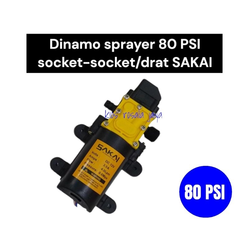 Dinamo Sprayer SAKAI pompa elektrik Japan Technology