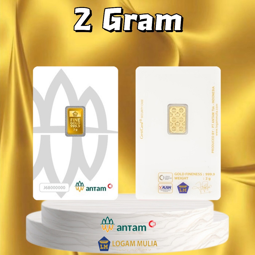 （stok Habis）Emas 2 Gram Certicard Antam Bumn Terbaru Emas Antam 2 Gram Logam Mulia Antam Emas 2 Gram