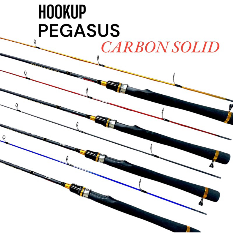 TERBARU JORAN PANCING SPINING HOOKUP PEGASUS CARBON SOLID 180CM
