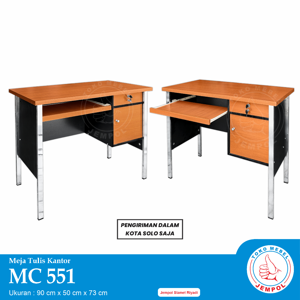 Meja Kantor MC 551 / Meja kerja Minimalis / Meja Komputer / Meja Laptop
