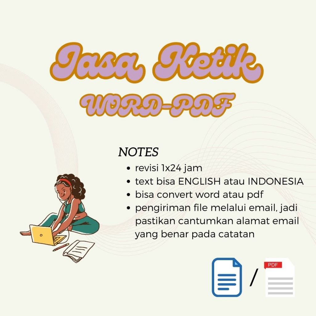 JASA KETIK DOKUMEN ONLINE WORD-PDF