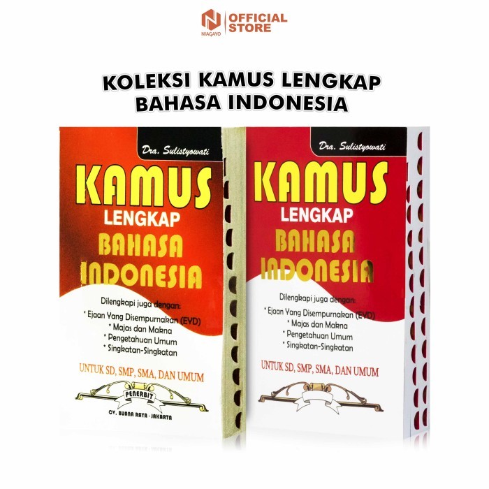 

Buku Kamus Bahasa Indonesia Lengkap Untuk SD SMP SMA Dan UMUM - HVS/CD - KERTAS CD