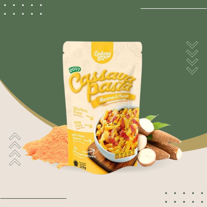 

Cassava Pasta Macaroni & Chese 115gr