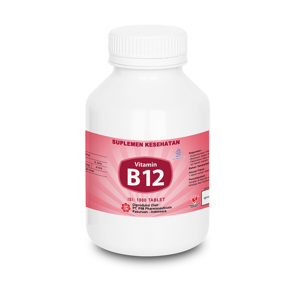 Vitamin B12 10 mcg Pot 1000 Tablet