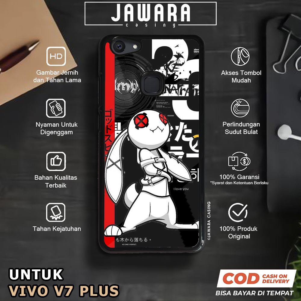 Case Vivo V7 Plus Casing Vivo V7 Plus [JPNR] Premium Case Glossy Case Hp Vivo Jawara Casing Hp Vivo 
