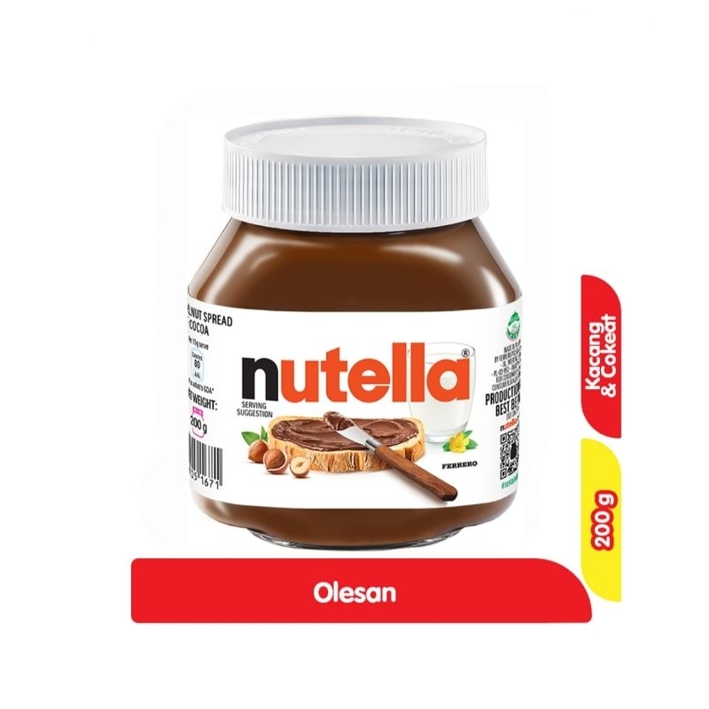 

NUTELLA HAZELNUT SPREAD 209 GRAM