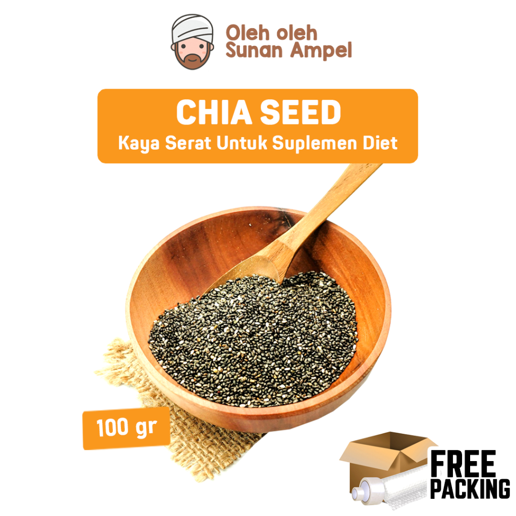 

Black Chia Seed Organic 100gr Asli Chiaseed Natural Organik Diet Tepat Untuk Detox Keto Original