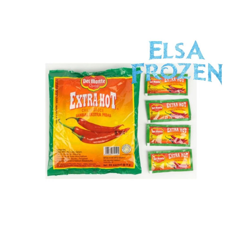 

DELMONTE EXTRA HOT SACHET 9GR X 24PCS SAUS SAMBAL SACHET