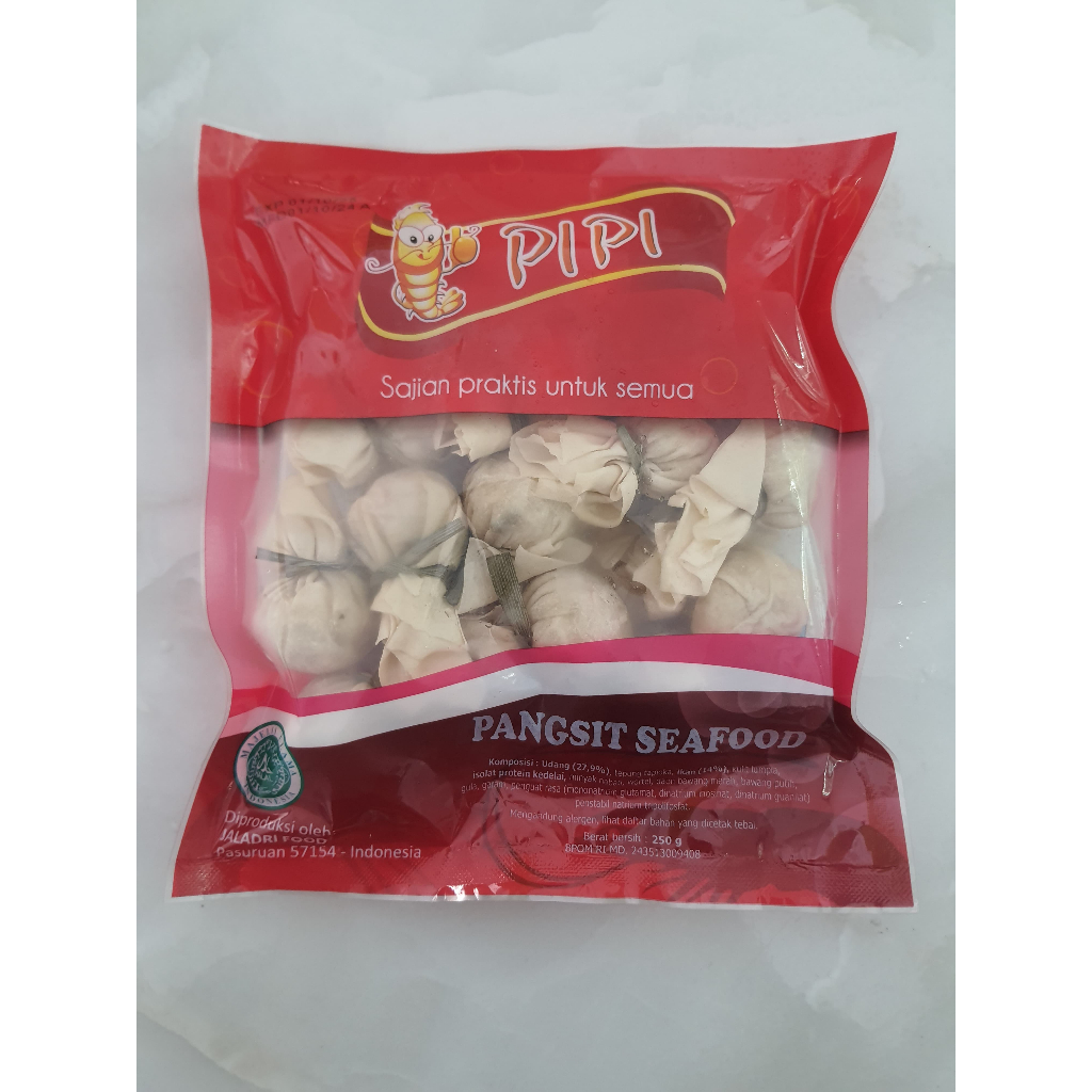 

PIPI PANGSIT SEAFOOD & STIK IKAN 250GR