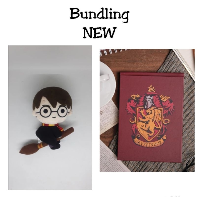 Ittaherl Notebook + Boneka Harry Potter