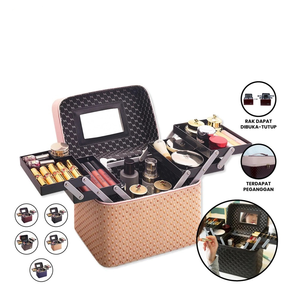 Tas Make Up Tas Kosmetik / Tas Make Up / Storage Box Organizer / Tas Kosmetik Travel