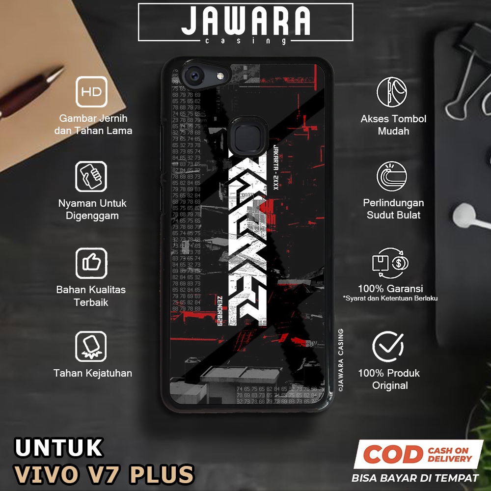 Case Vivo V7 Plus Casing Vivo V7 Plus [RBTJ] Premium Case Glossy Case Hp Vivo Jawara Casing Hp Vivo 
