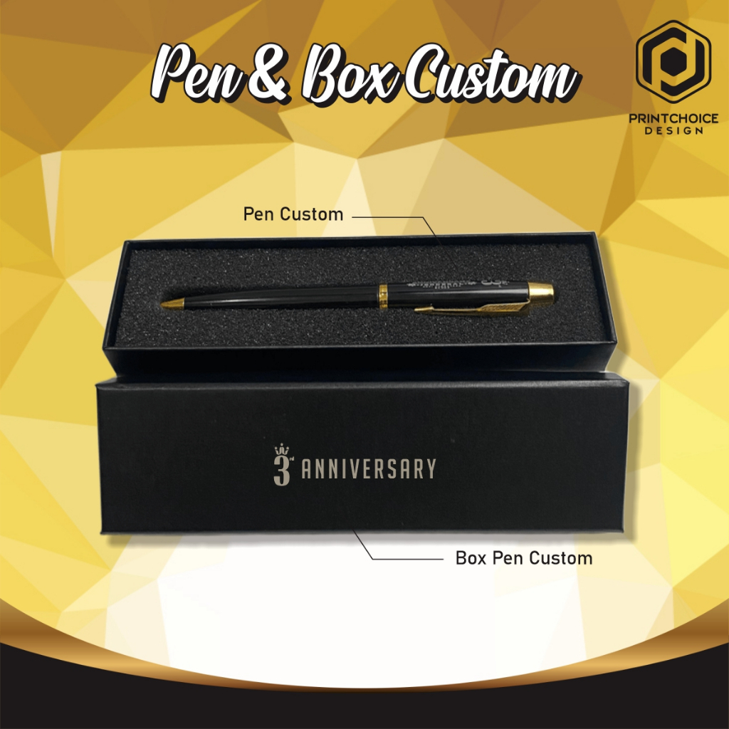 

Pulpen Custom Box Pen Metal Grafir Laser Souvenir Promosi Perusahaan Exlusive