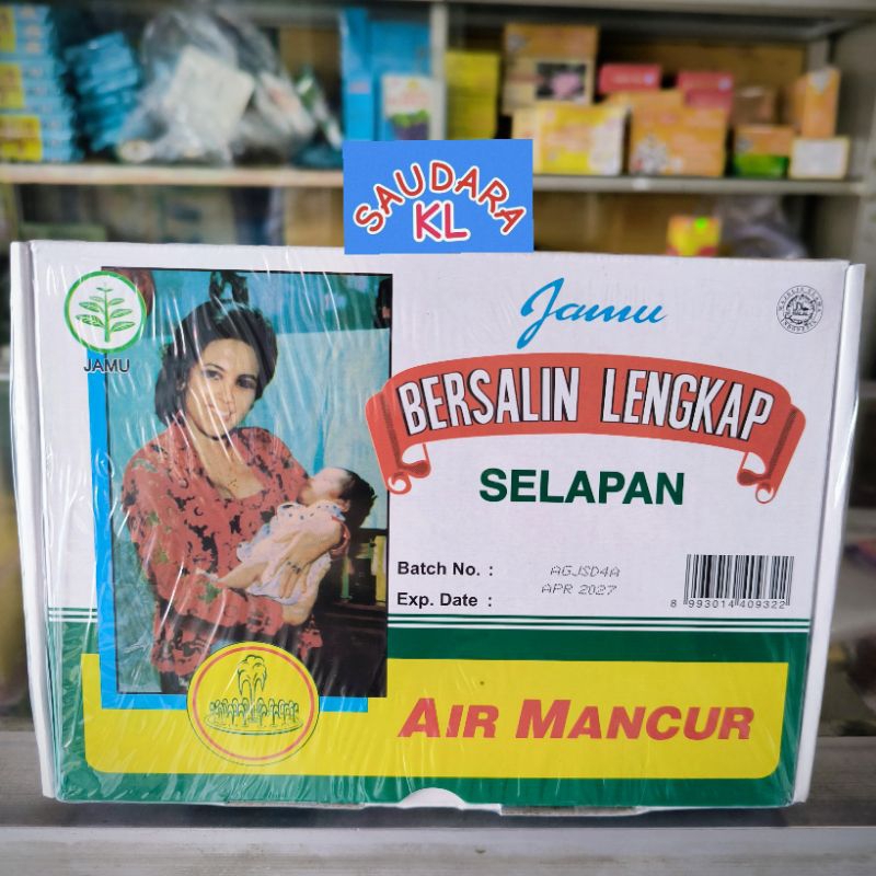 Jamu Bersalin Lengkap Selapan Air Mancur