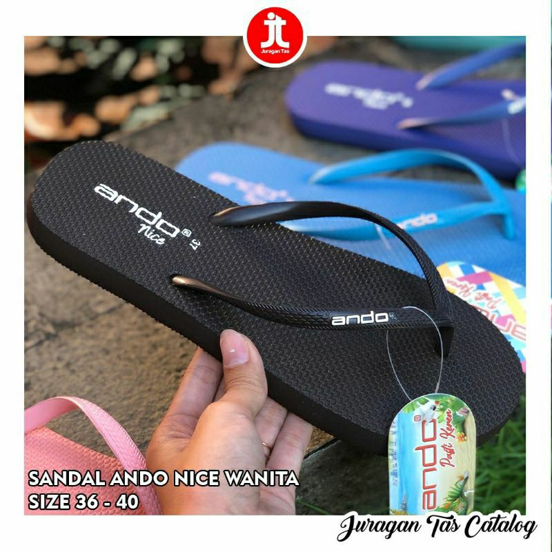 JURAGANTAS - SANDAL JEPIT WANITA  ANDO  NICE LADIES UK 36-40