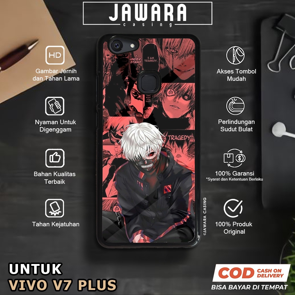 Case Vivo V7 Plus Casing Vivo V7 Plus [TKYG] Premium Case Glossy Case Hp Vivo Jawara Casing Hp Vivo 