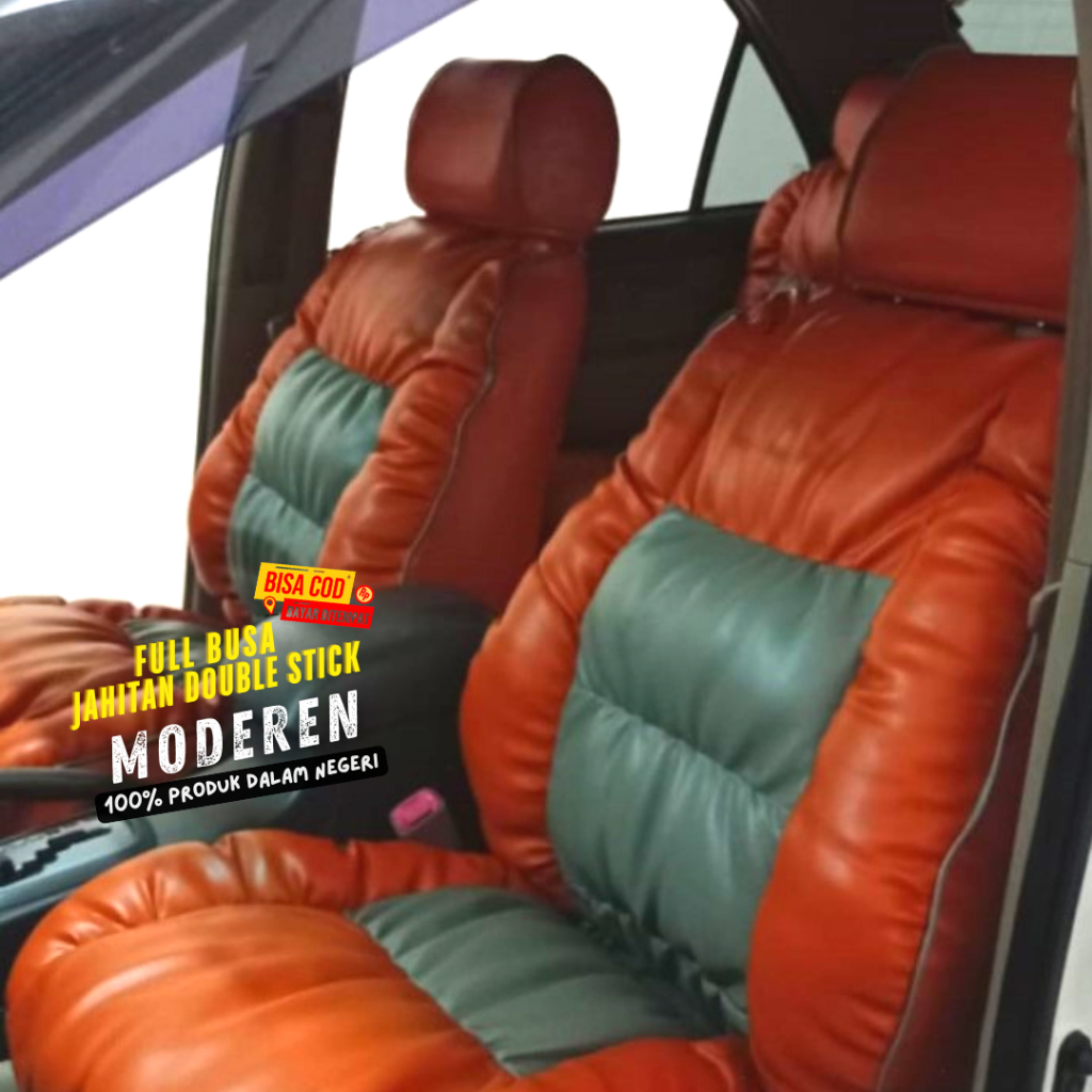 SARUNG JOK MOBIL BRIO 2 BARIS MODEL SOFA BAHAN MYO KUALITAS PREMIUM ANTI AIR