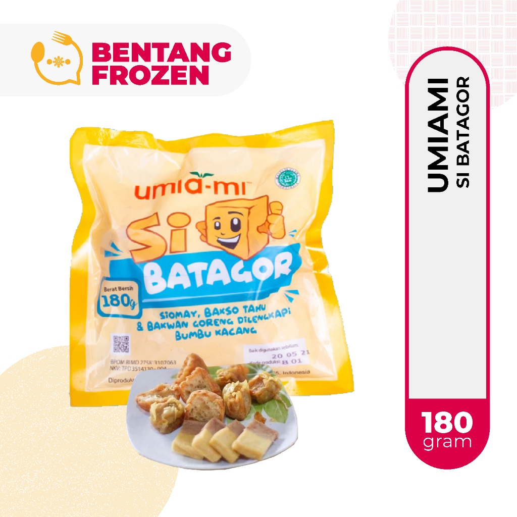 

Umiami Si Batagor 180gr / Batagor + Bumbu Kacang